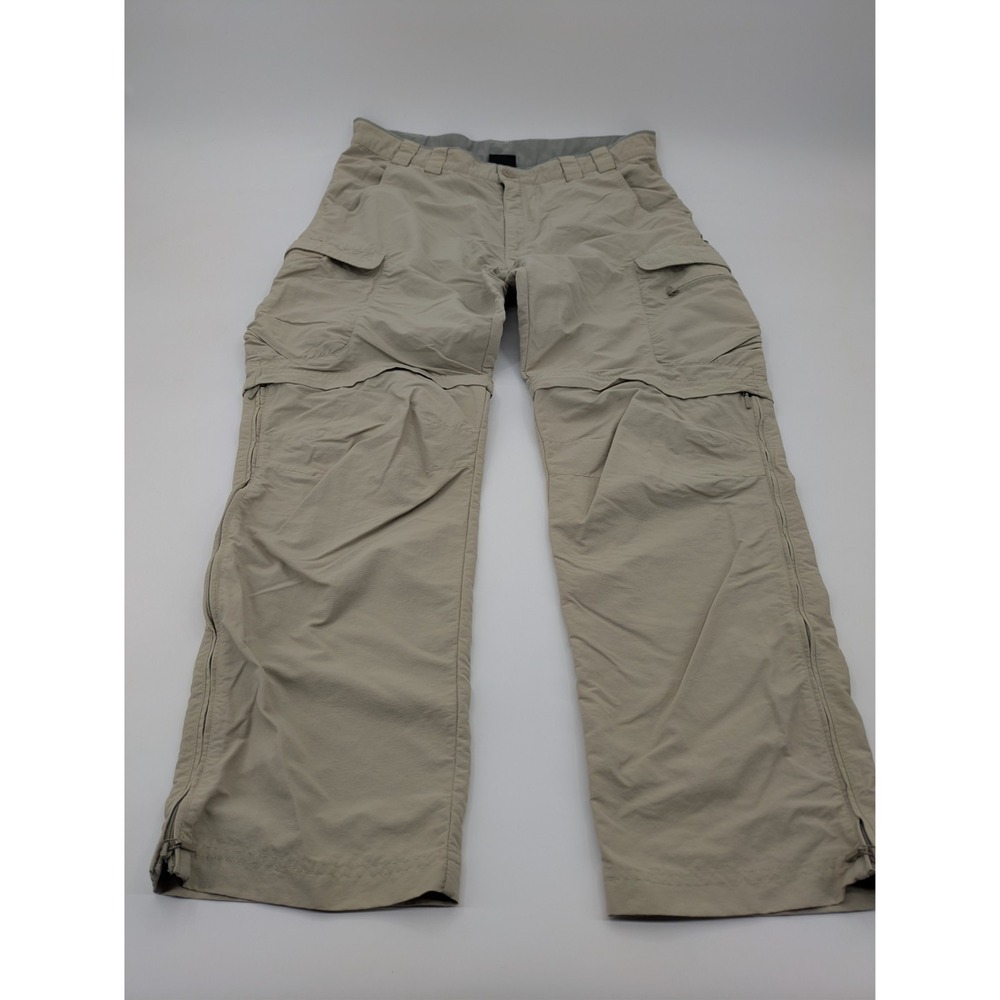 K-Way Convertible Cargo‎ Hike Pant Mens 38x31 Khaki Quick Dry Utility